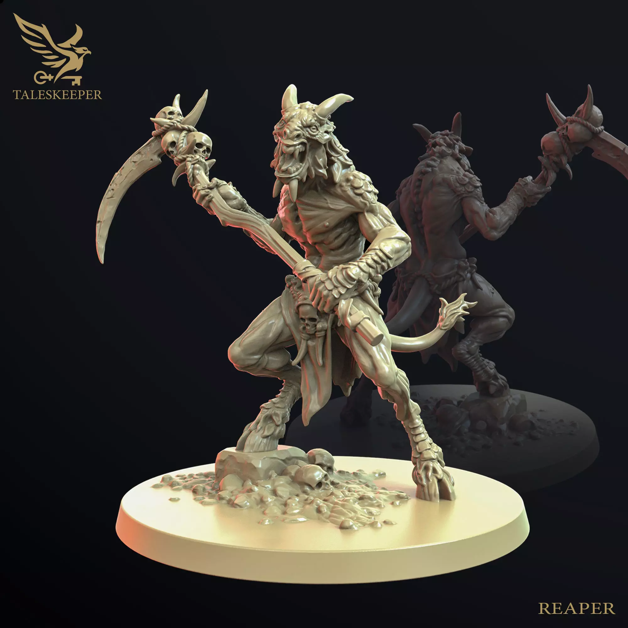 Beastman Reaper 3D print model