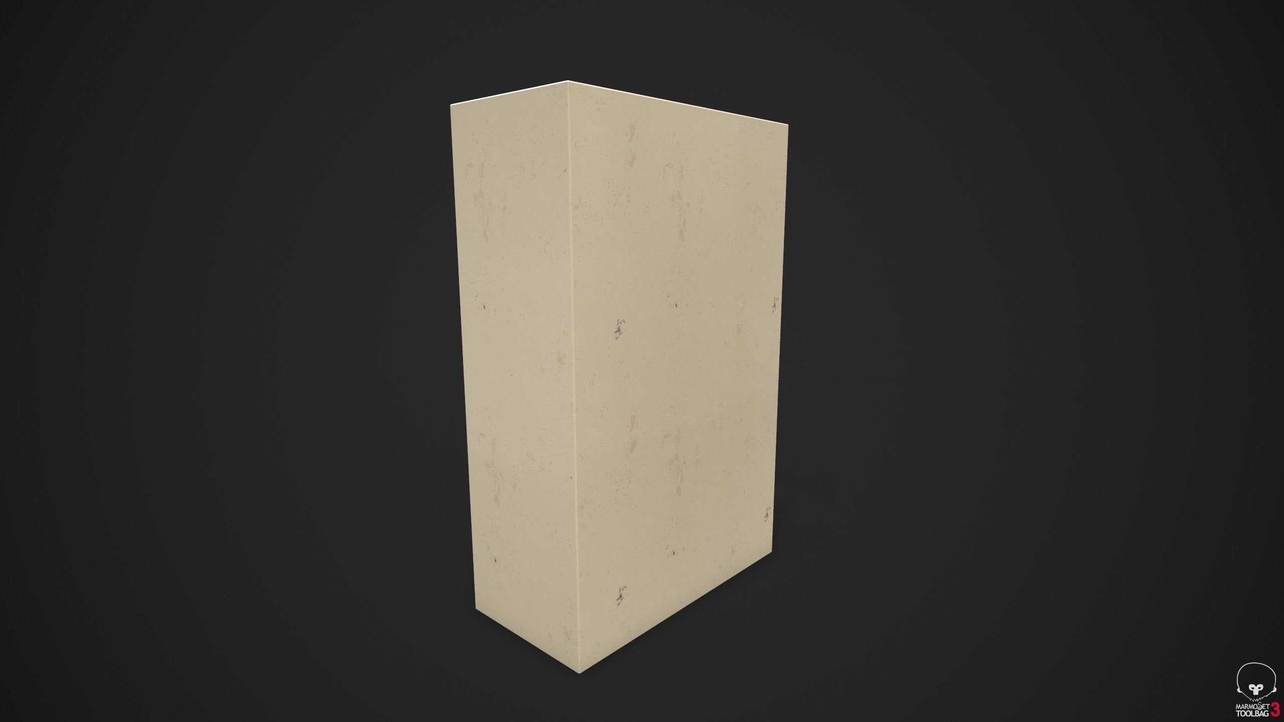 School - Gym Locker Low-poly 3D model_2