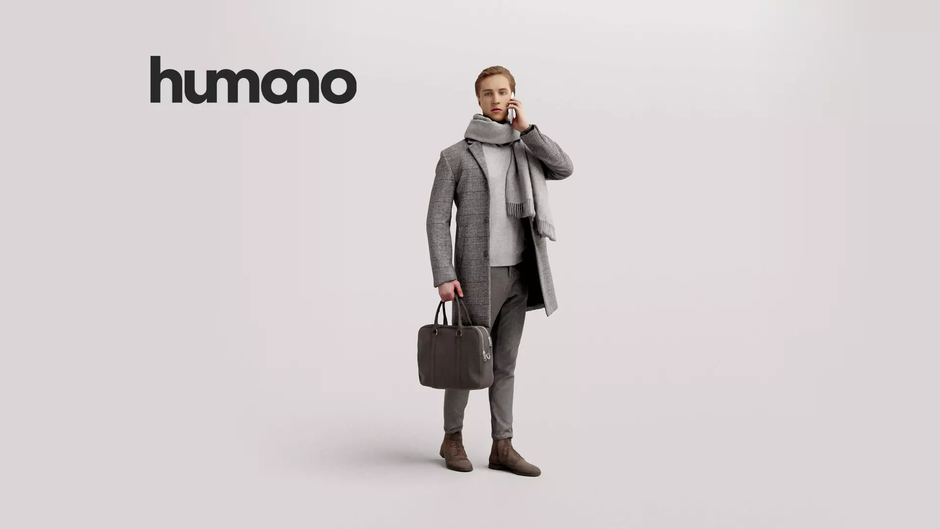 Humano Winter Autumn People 1112 3D model_0
