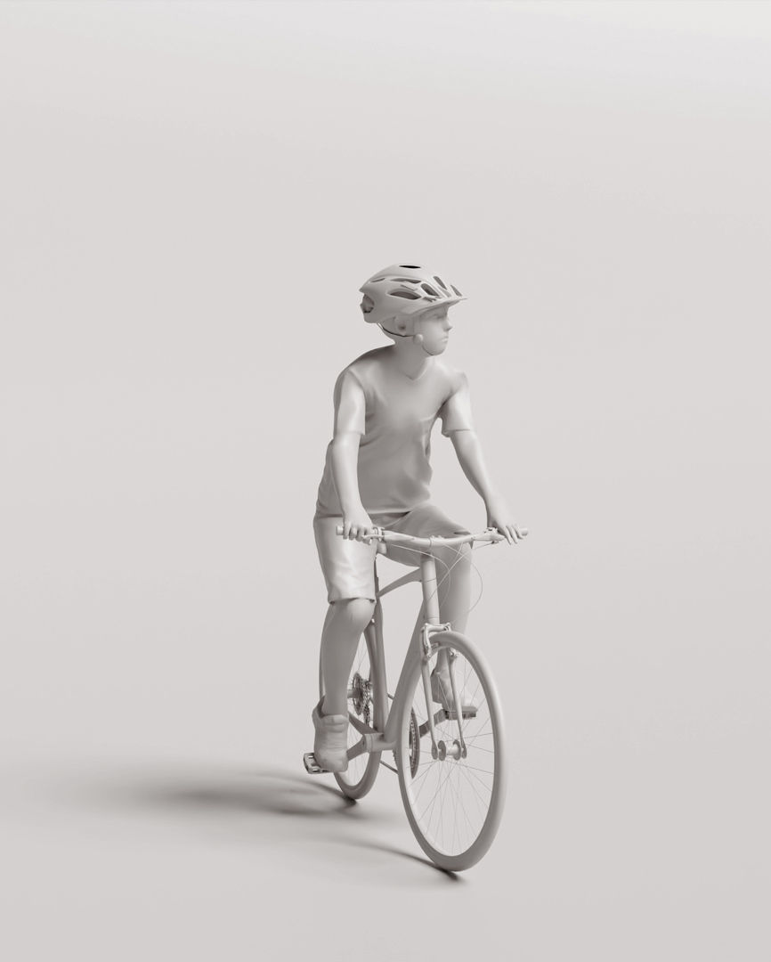 Humano 5-Pack - PLAYING KIDS - PLAYGROUND- 5x 3D models B 3D Model Collection_18