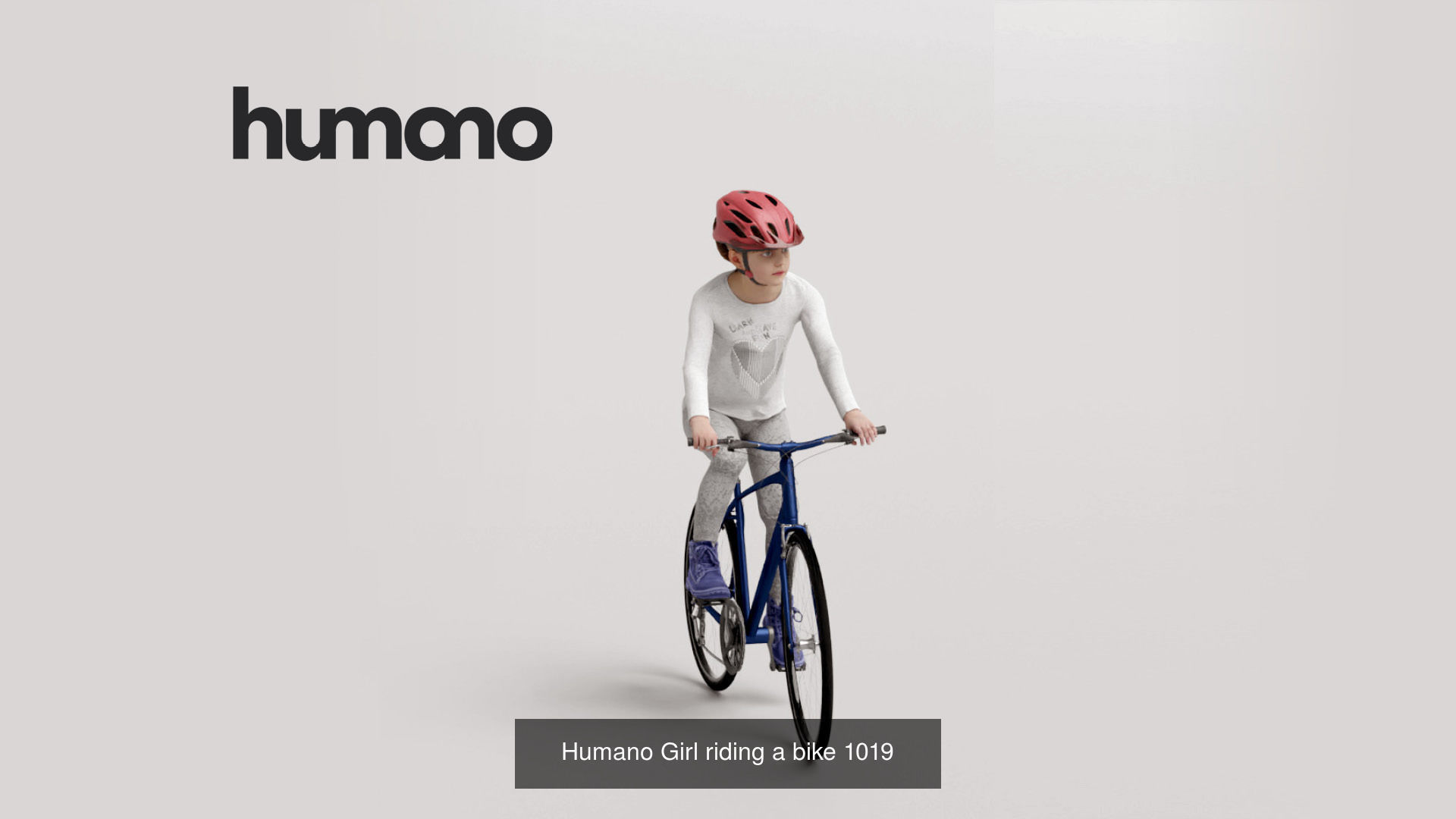 Humano 5-Pack - PLAYING KIDS - PLAYGROUND- 5x 3D models B 3D Model Collection_1