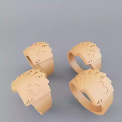 POKER RING 3D print model