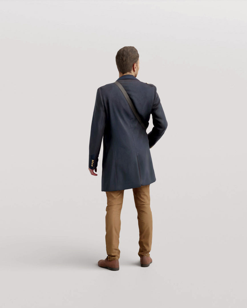 Humano Winter Autumn Man 1111 3D model_5