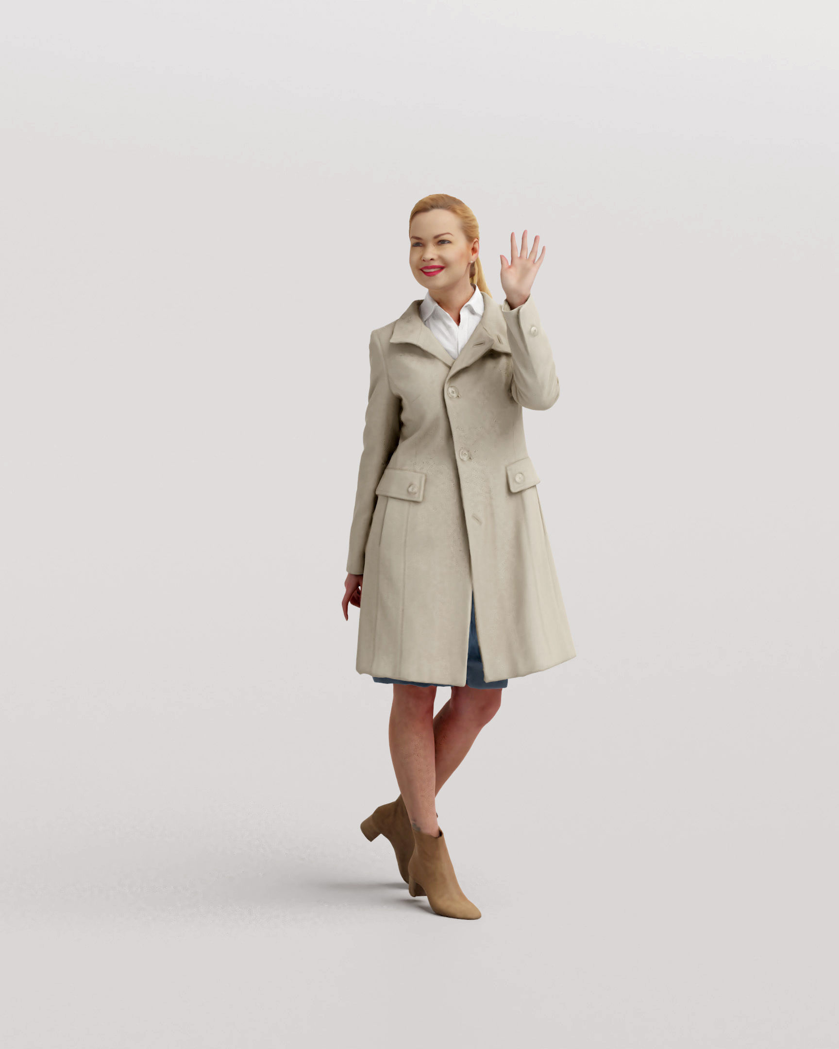 Humano Winter Autumn Woman 1114 3D model_4