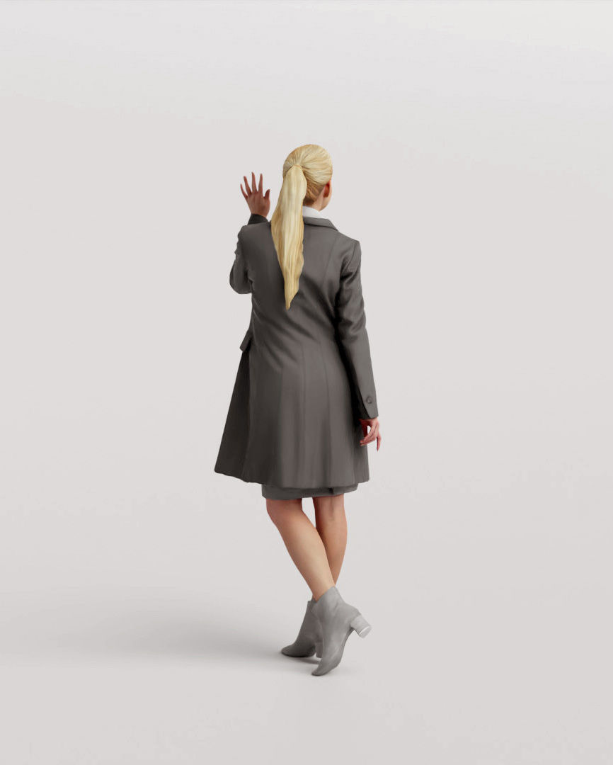 Humano Winter Autumn Woman 1114 3D model_5