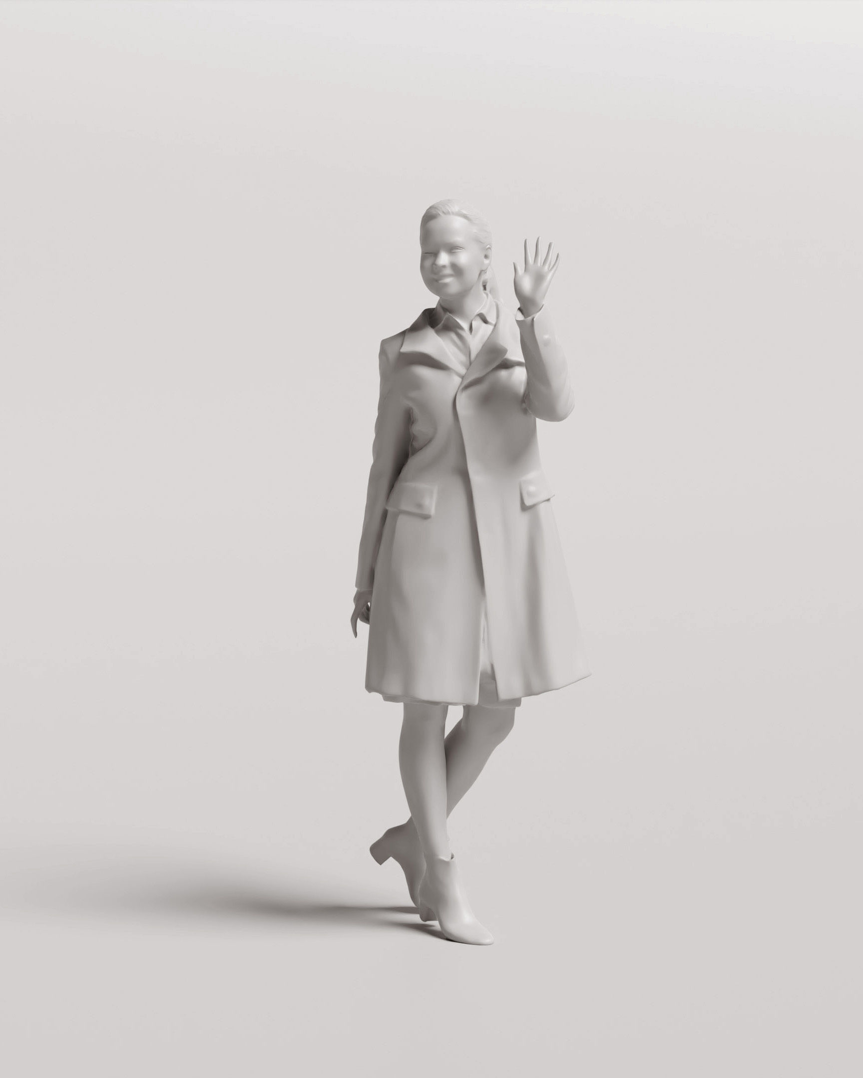 Humano Winter Autumn Woman 1114 3D model_6