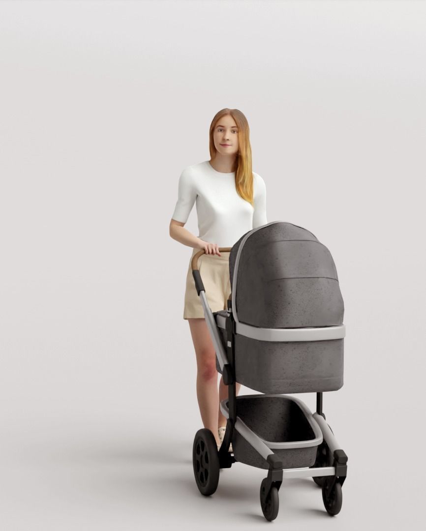 Humano 5-Pack - PLAYING KIDS - PLAYGROUND- 5x 3D models C 3D Model Collection_8