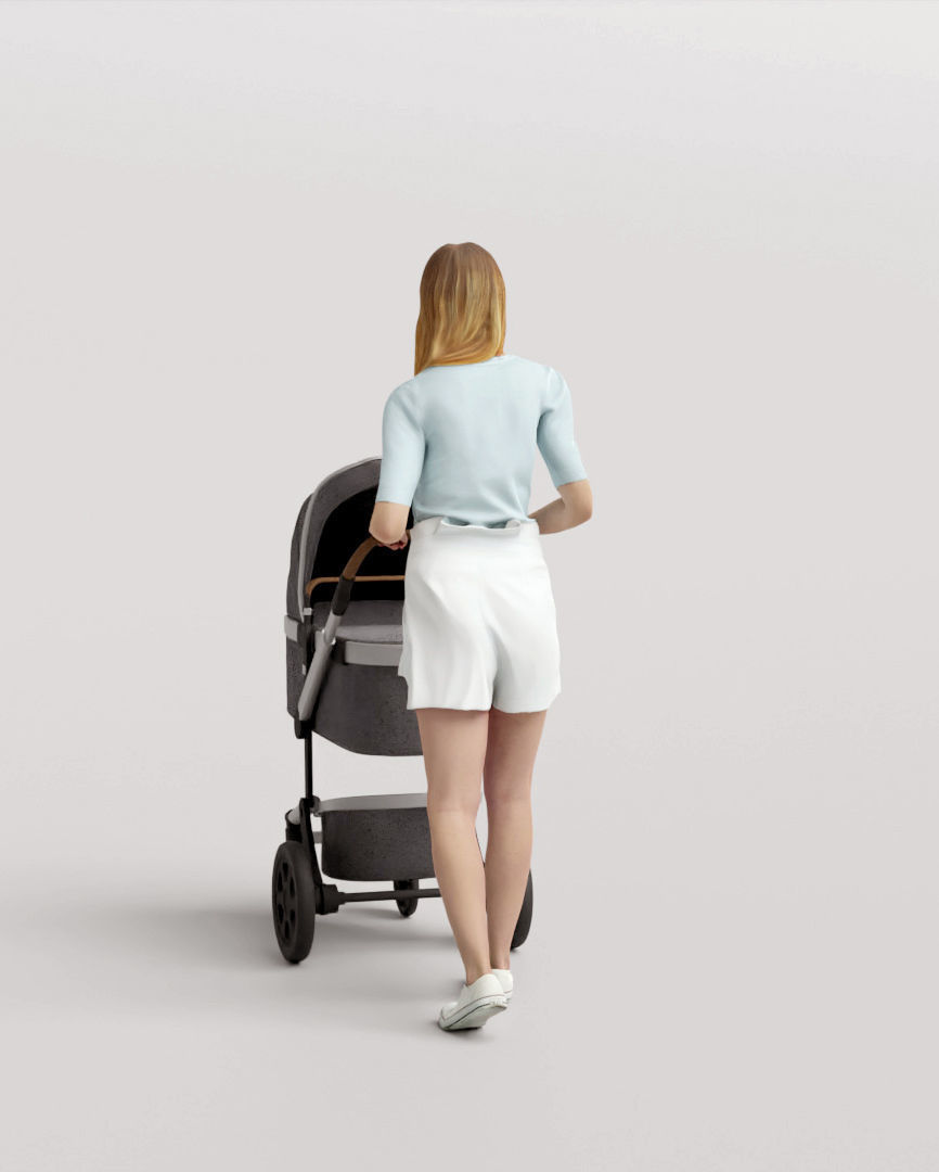 Humano 5-Pack - PLAYING KIDS - PLAYGROUND- 5x 3D models C 3D Model Collection_10