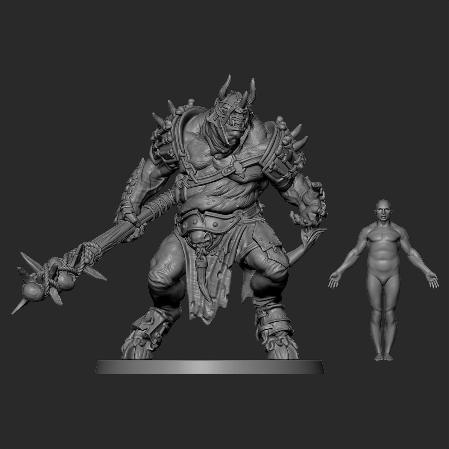 Beastman Smasher 3D print model_2