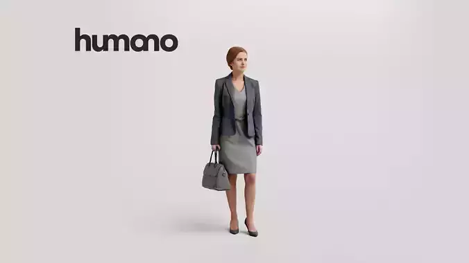 Humano Winter Autumn People 1117 3D model Humano Winter Autumn People 1117 3D model