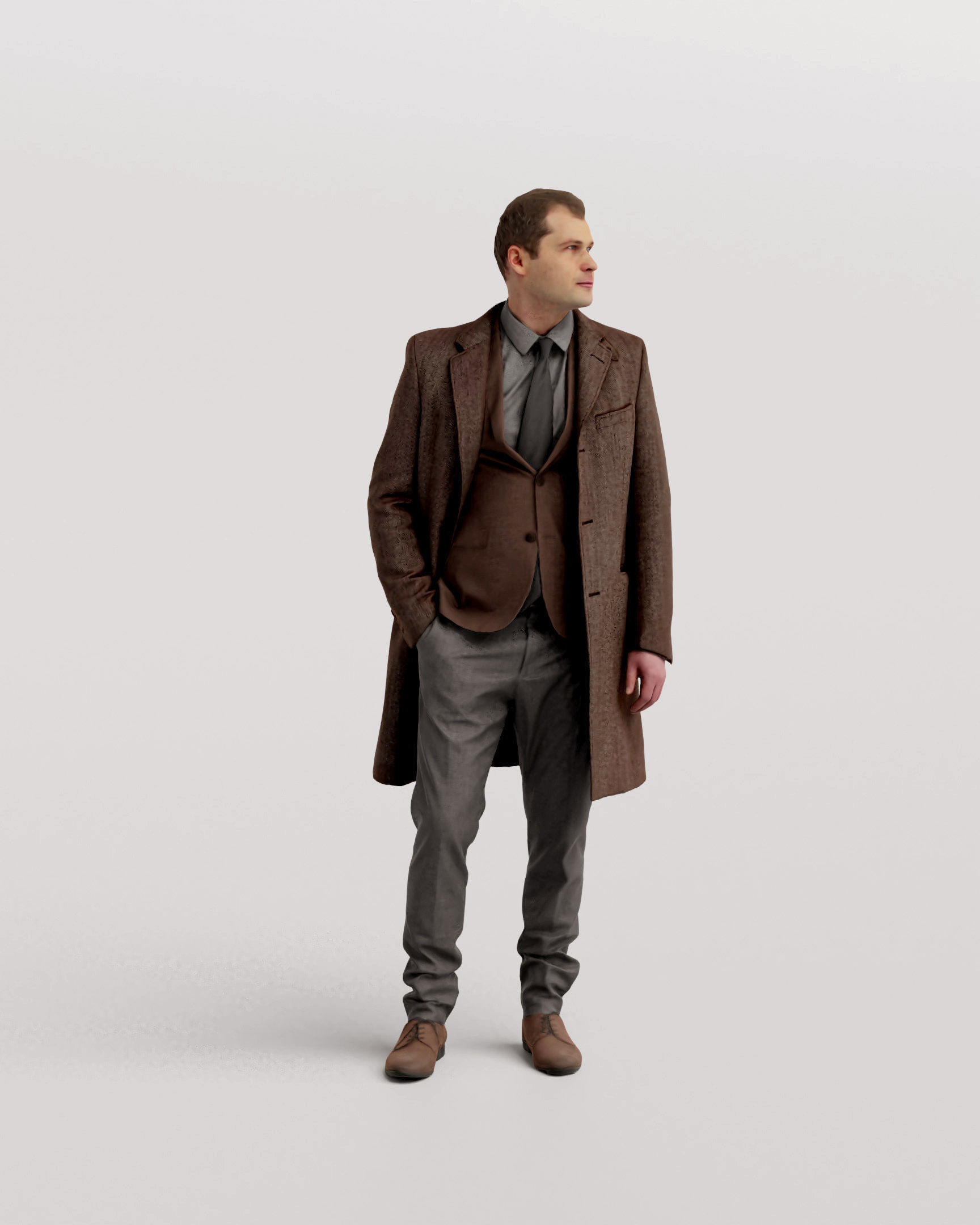 Humano Winter Autumn People 1116 3D model_4