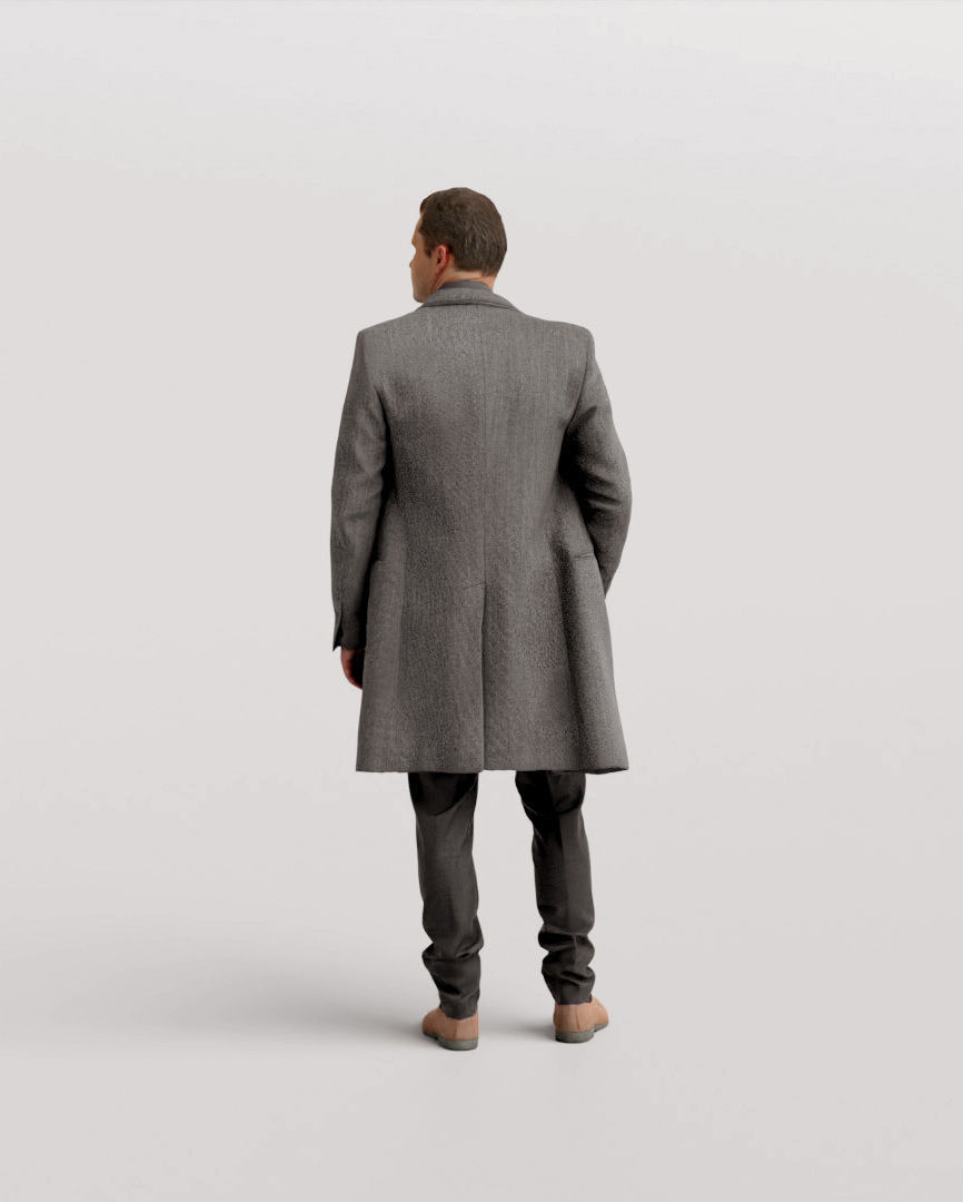 Humano Winter Autumn People 1116 3D model_5