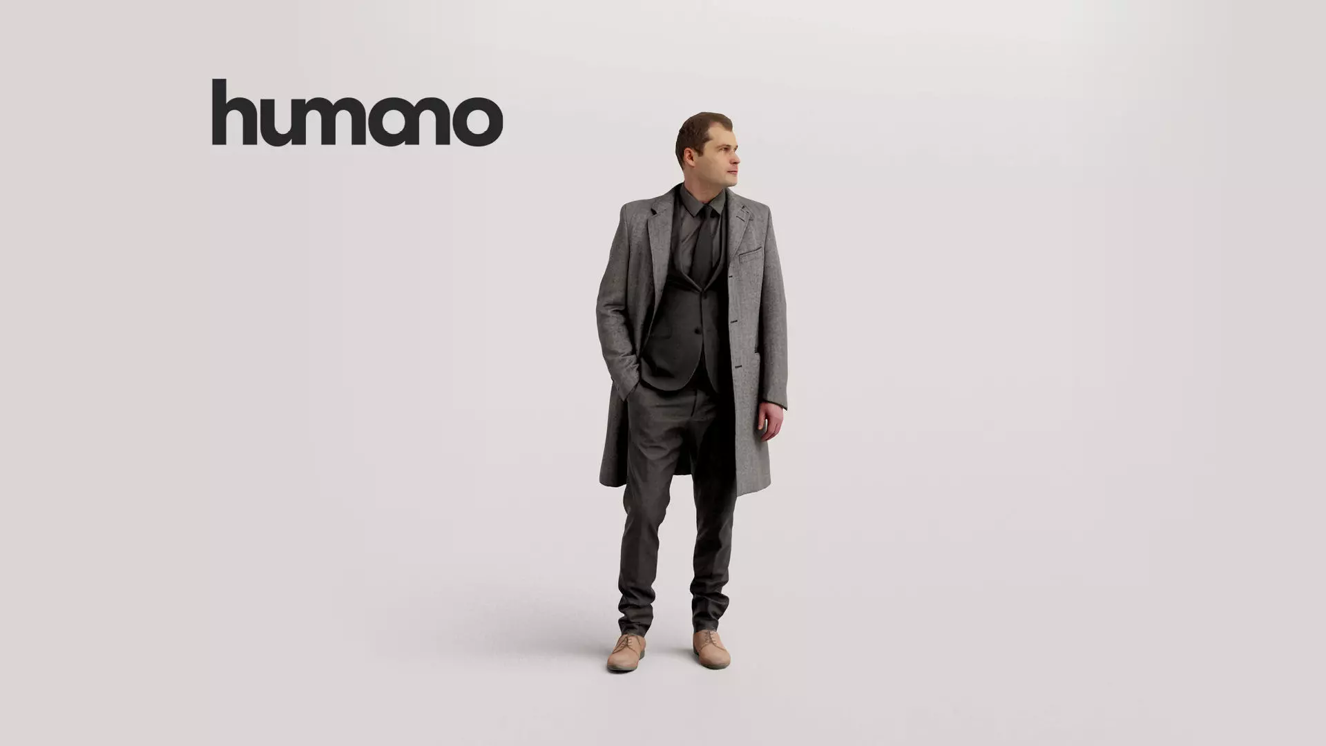 Humano Winter Autumn People 1116 3D model_0