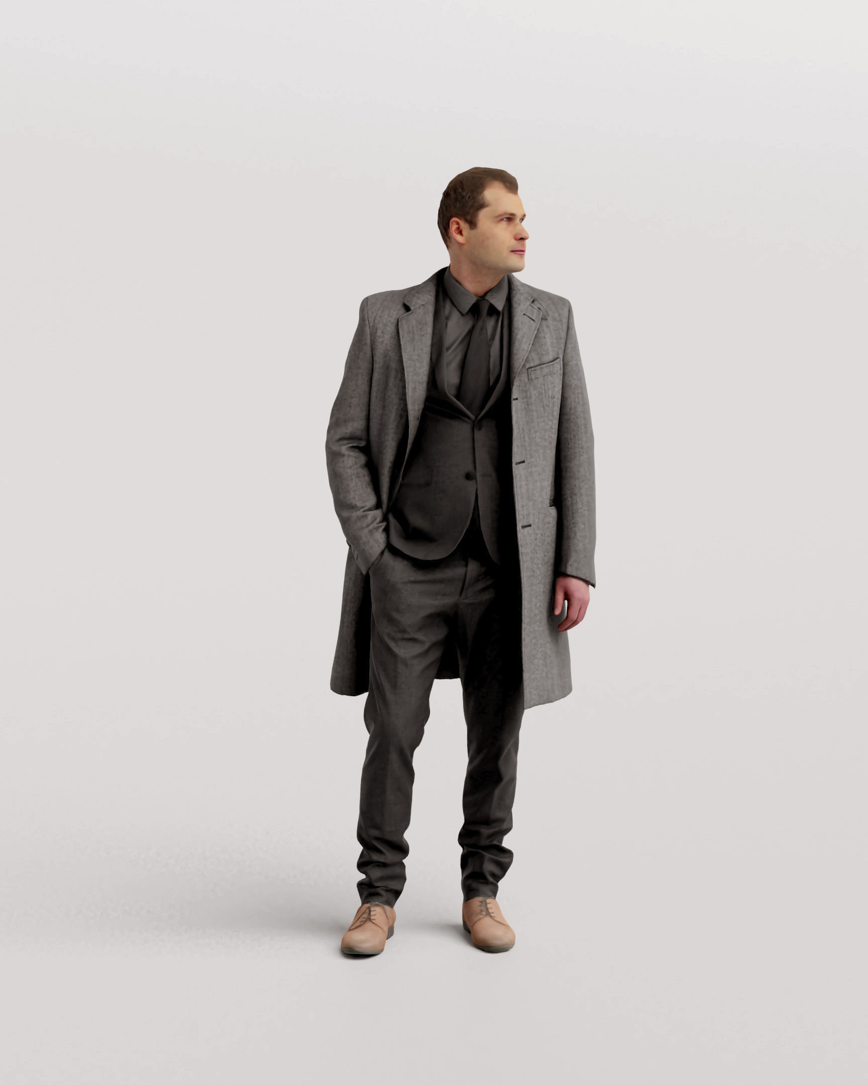 Humano Winter Autumn People 1116 3D model_1