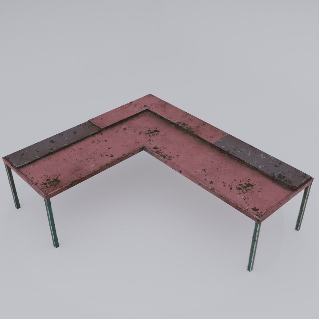 Scene with Soviet objects Free 3D model_5