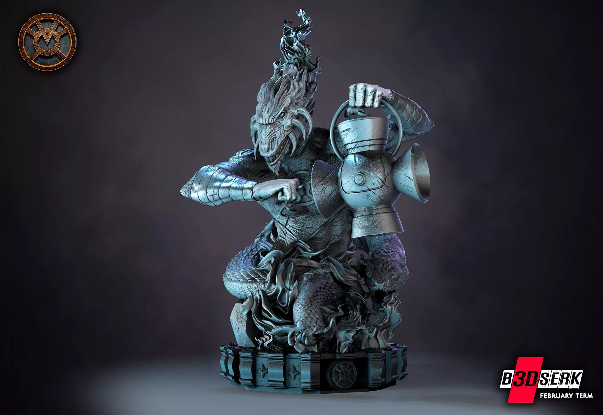 B3DSERK February term 2023 Larfleeze Bust 3D print model