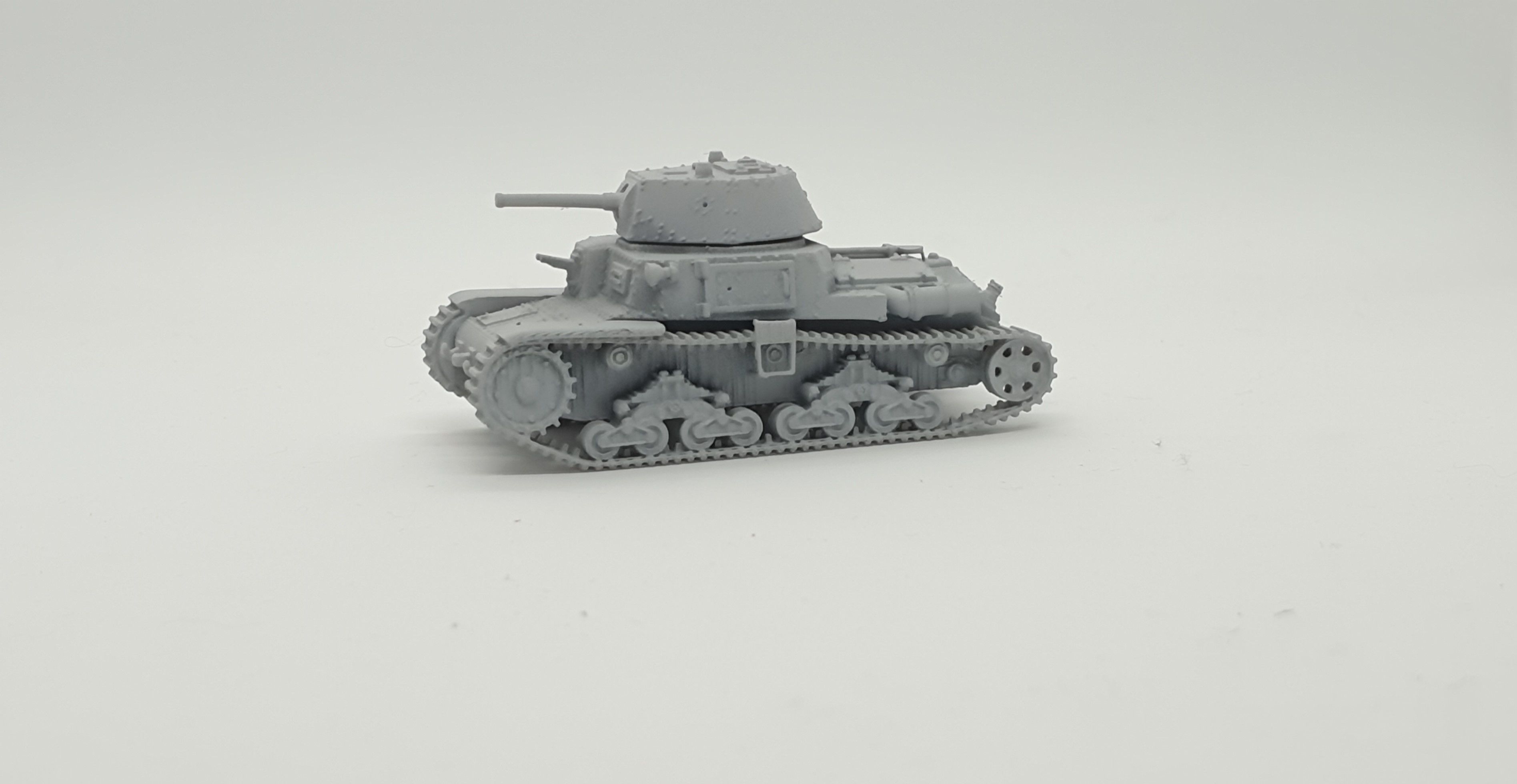 Fiat-Ansaldo M13-40 - 1-100 Scale 3D print model_7