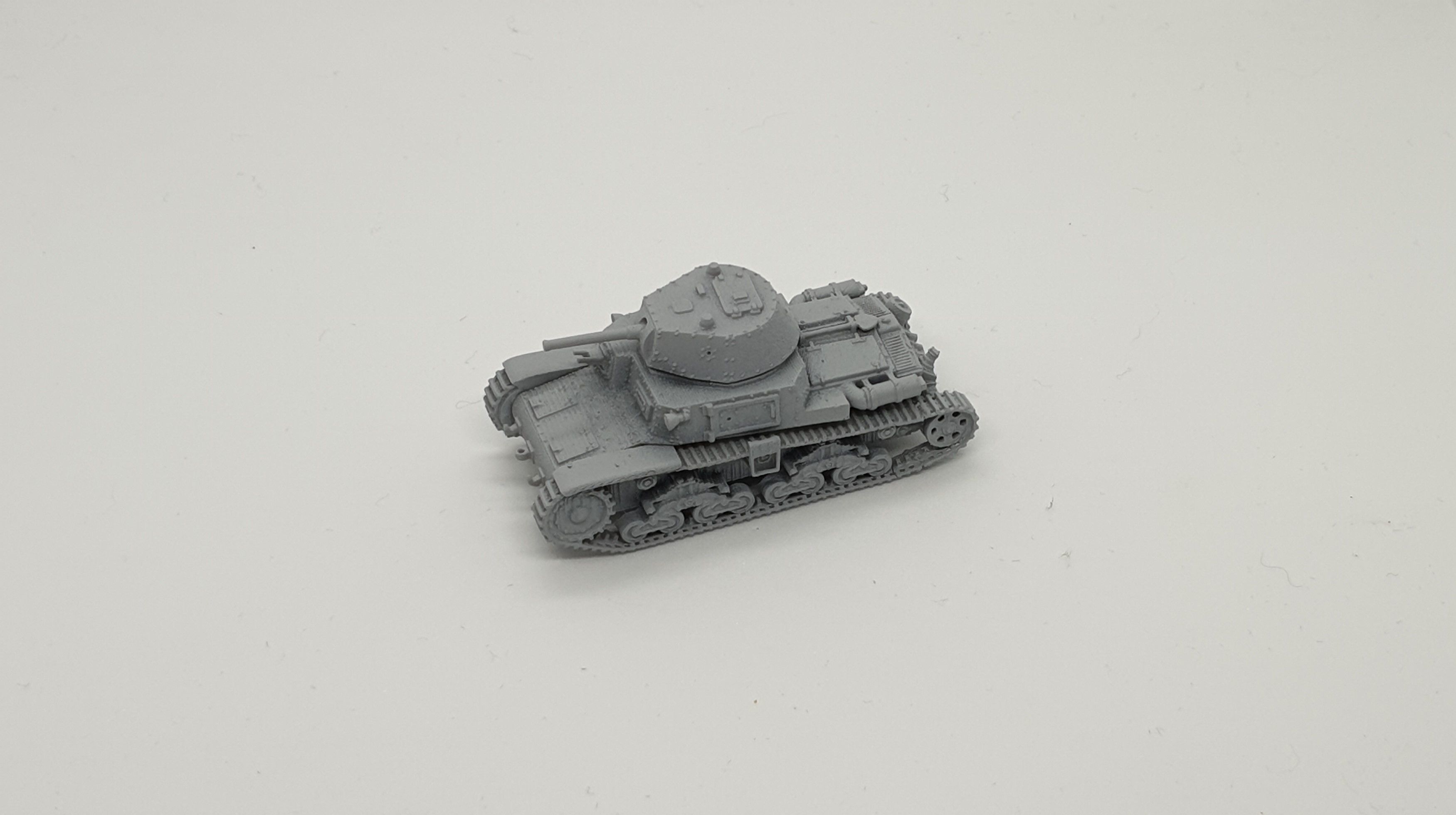 Fiat-Ansaldo M13-40 - 1-100 Scale 3D print model_6