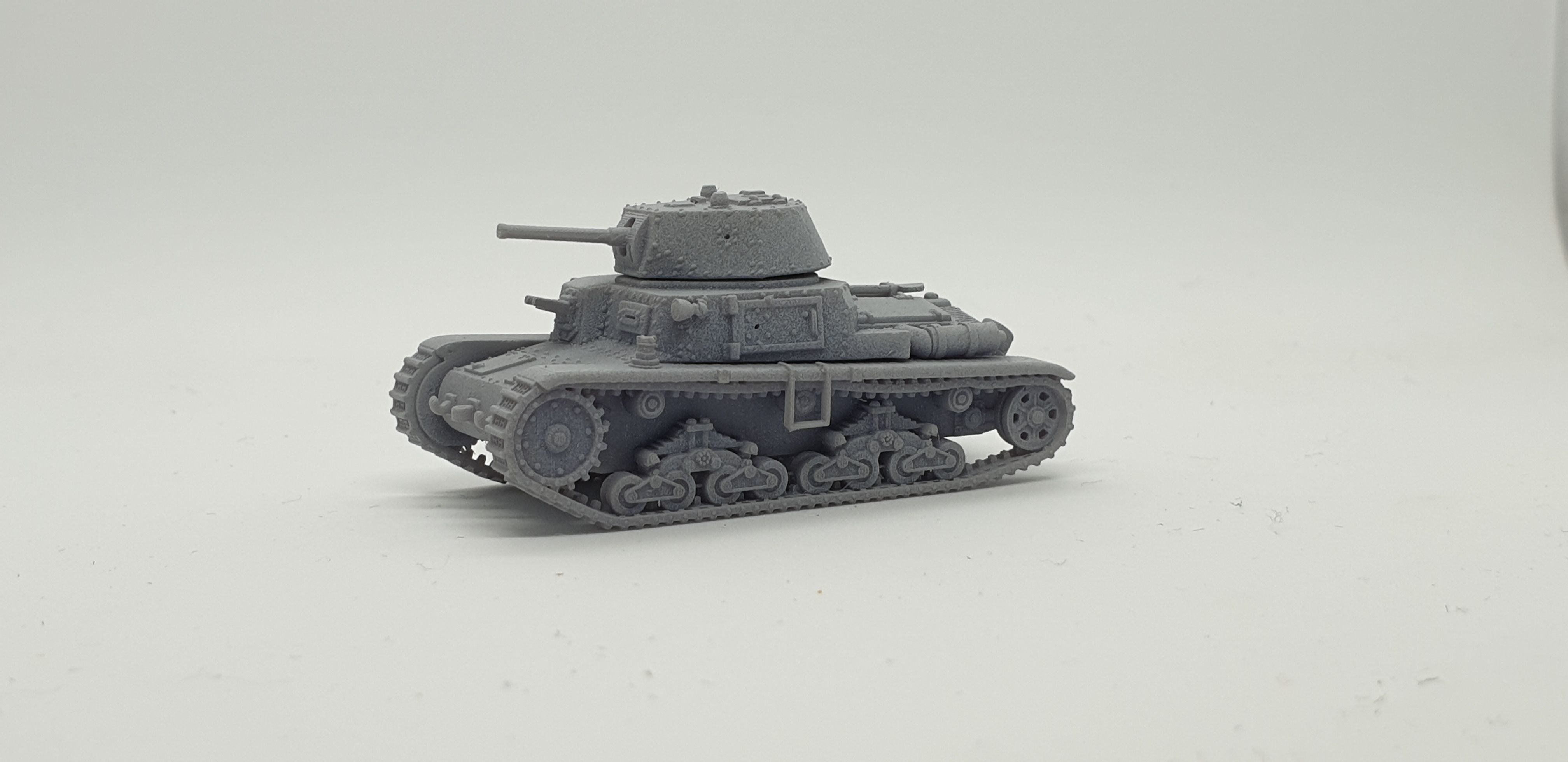 Fiat-Ansaldo M13-40 - 1-100 Scale 3D print model_8