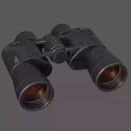 Binoculars Low-poly 3D model