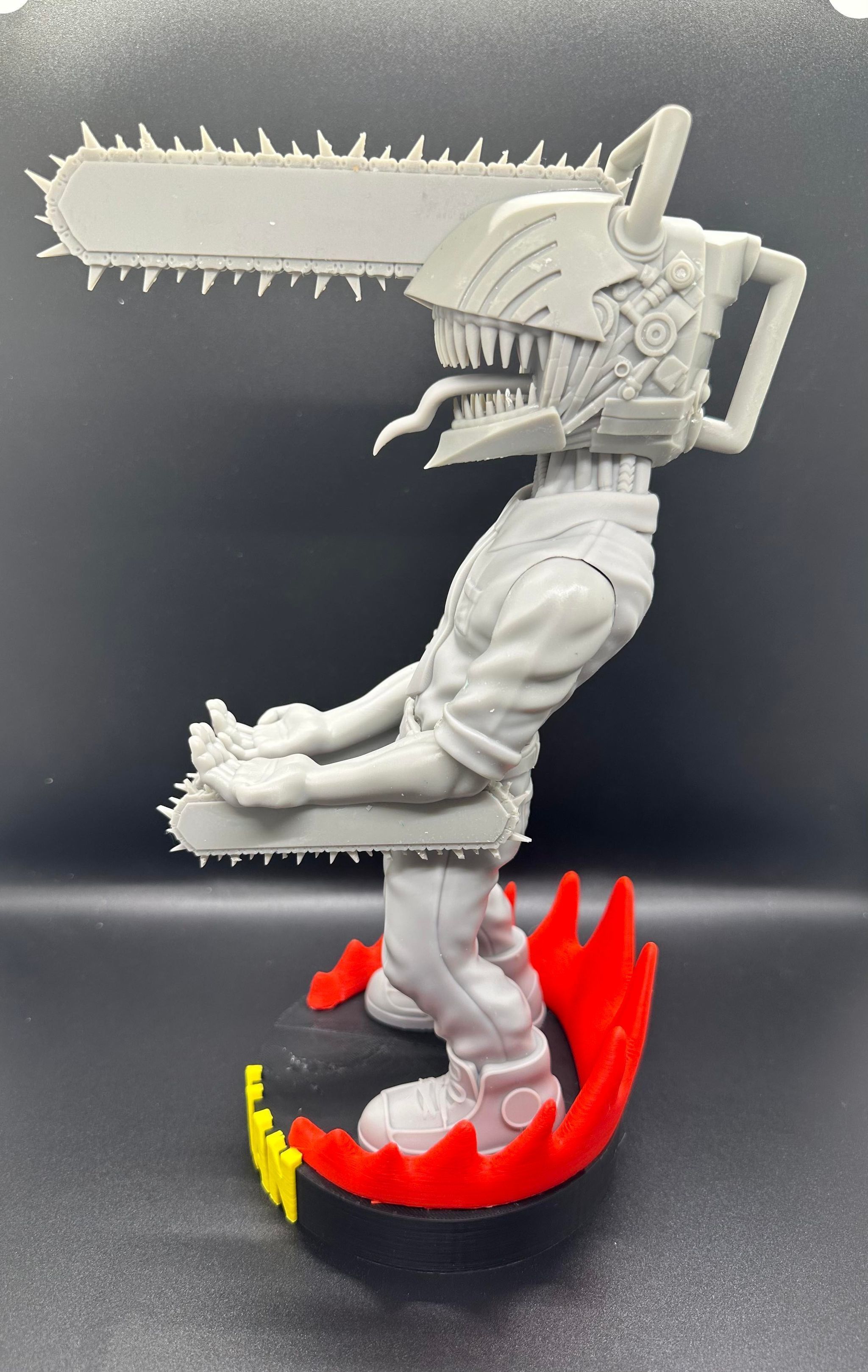 Chainsawman joystick holder 270mm  3D print model_3