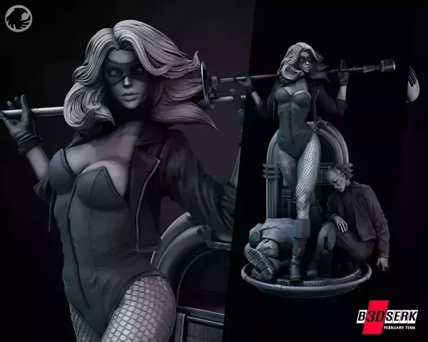 B3DSERK February term 2023 Black Canary Sculpture