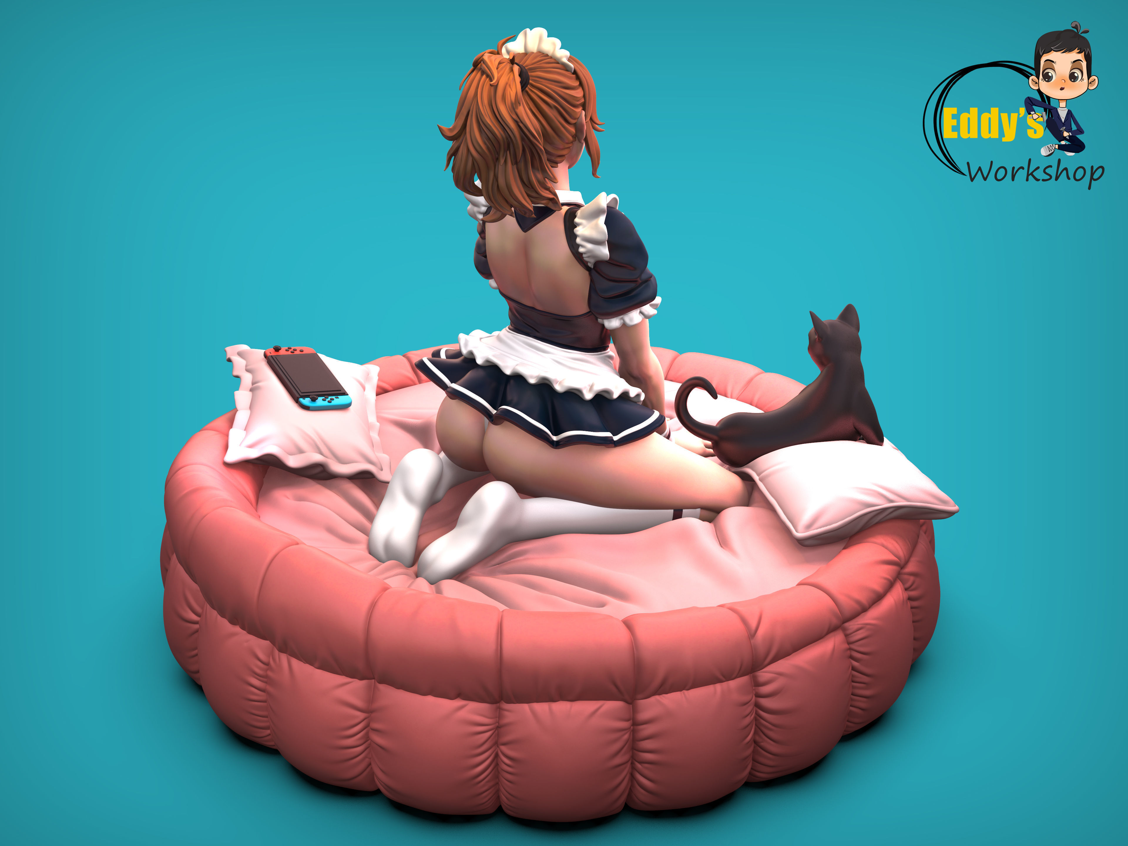 Marcie and Milo - 3D STL Ready To Print 3D print model_1