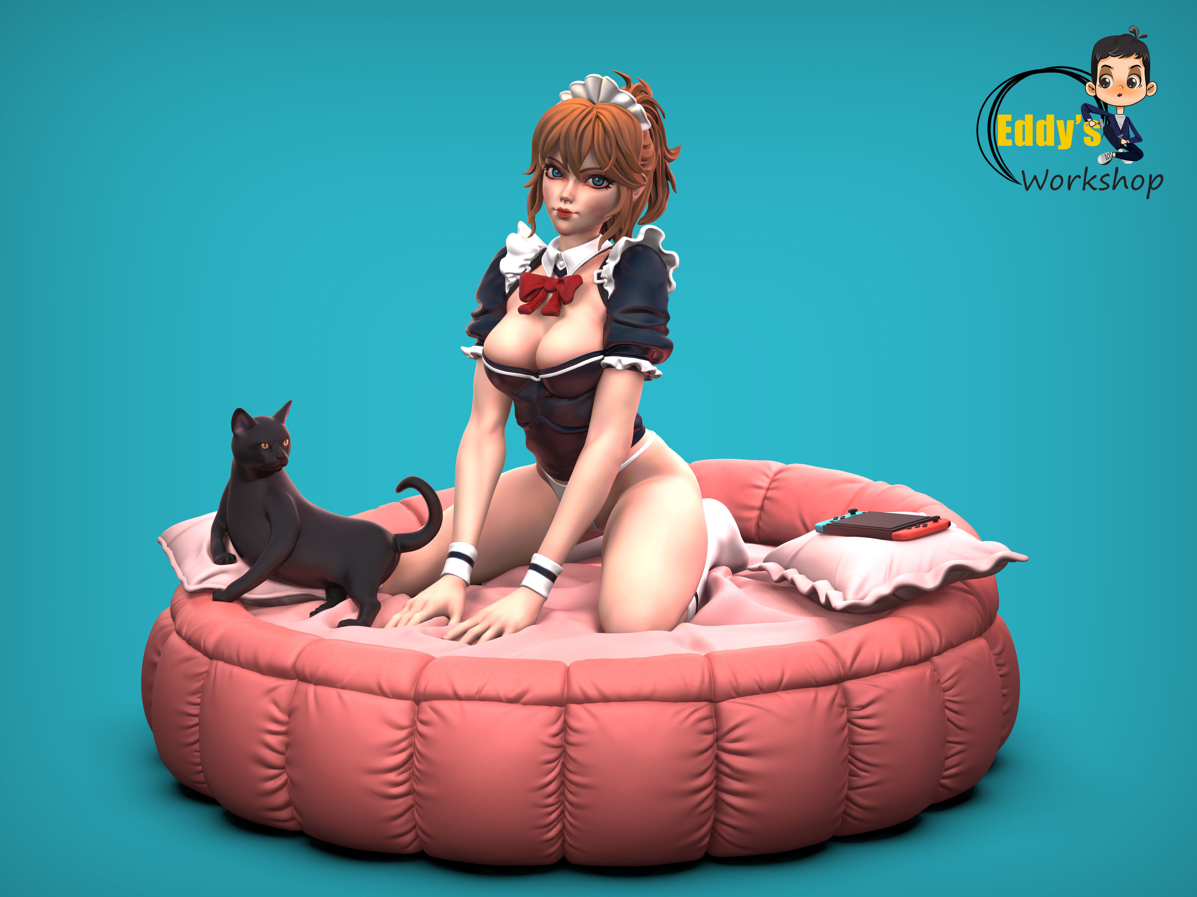 Marcie and Milo - 3D STL Ready To Print 3D print model_3