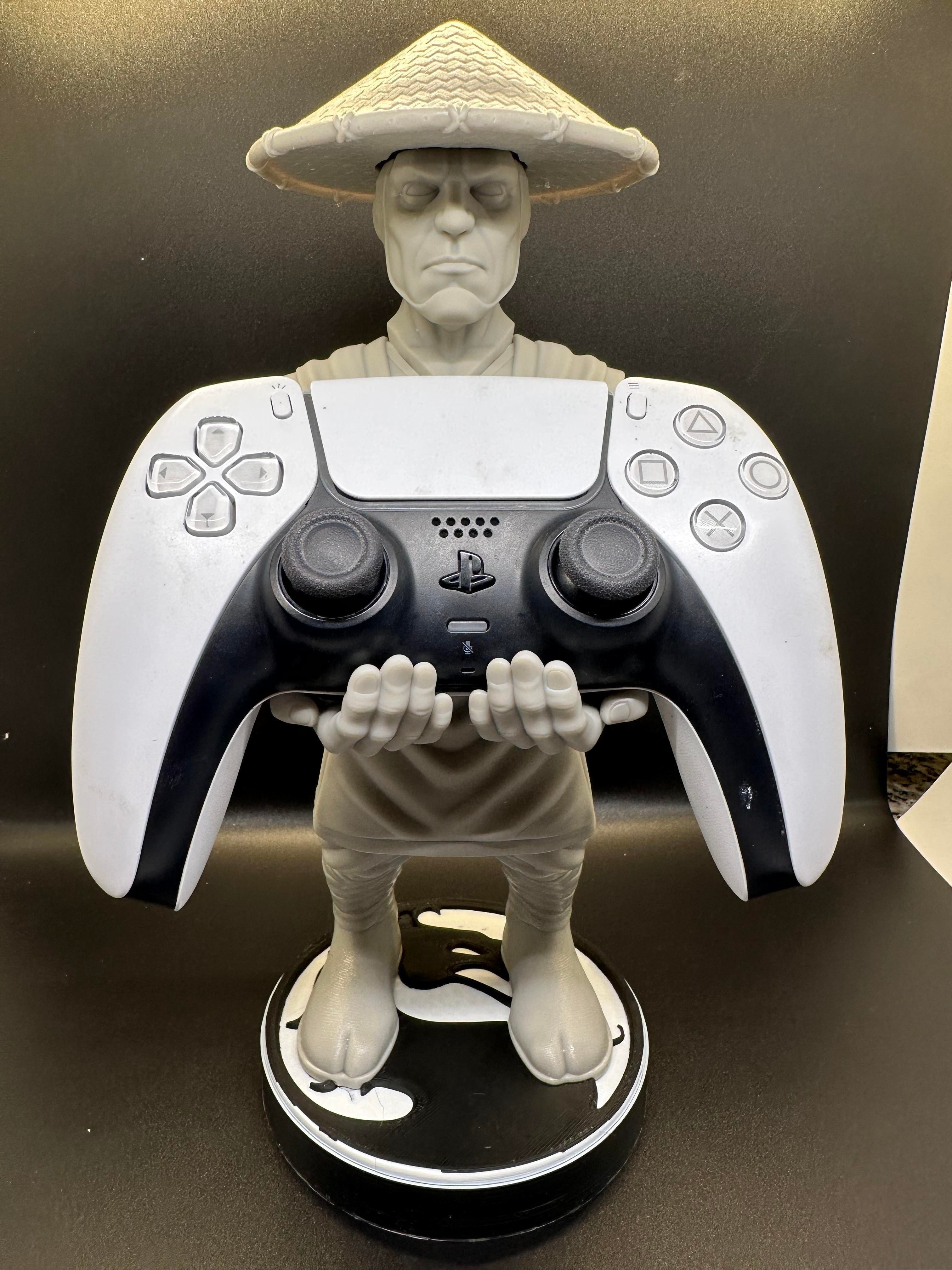 Raiden Mortal Kombat joystick holder 270mm 3D print model_2