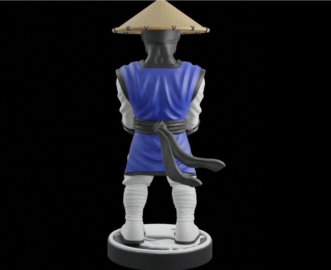Raiden Mortal Kombat joystick holder 270mm 3D print model_1