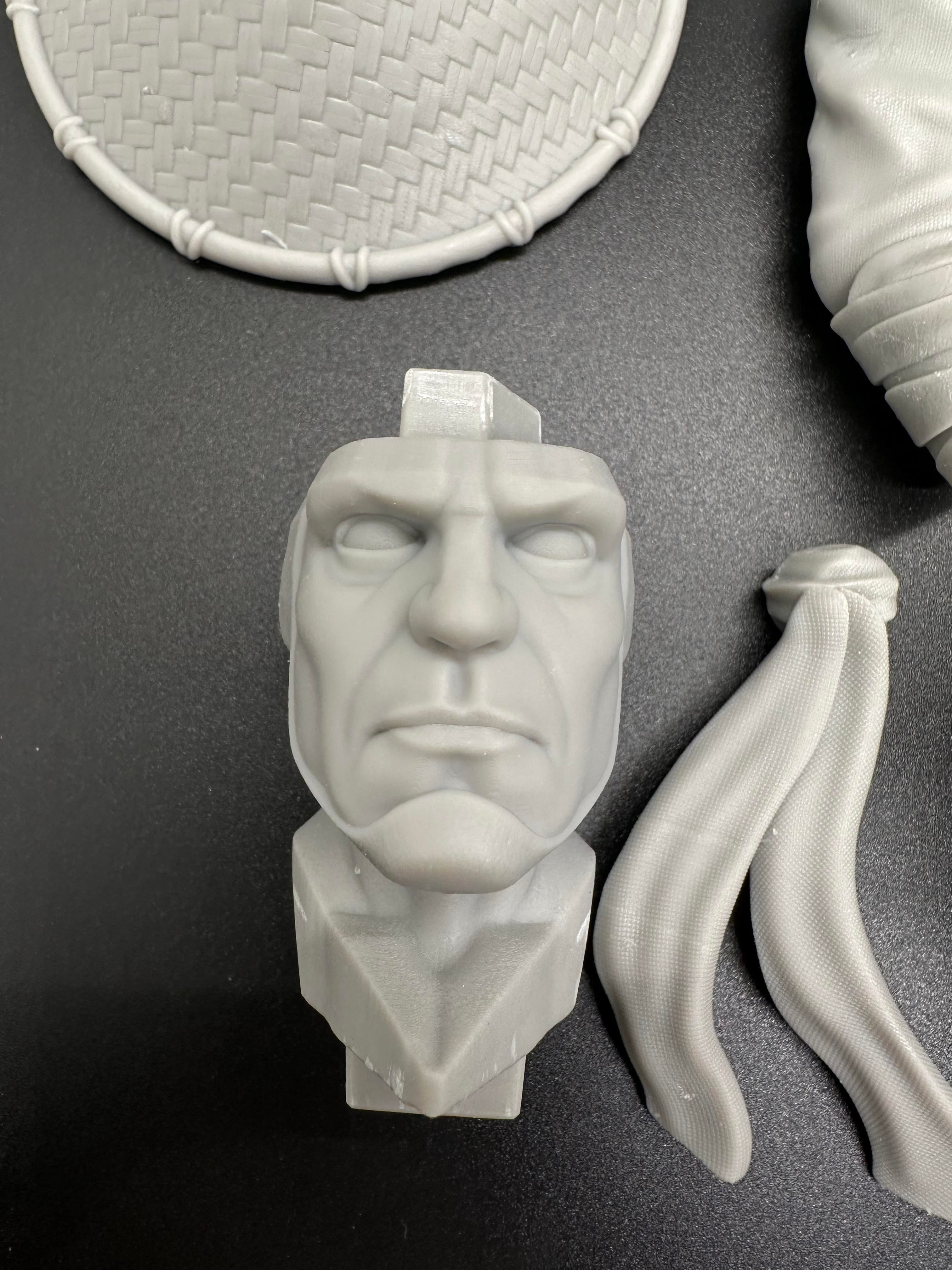 Raiden Mortal Kombat joystick holder 270mm 3D print model_9