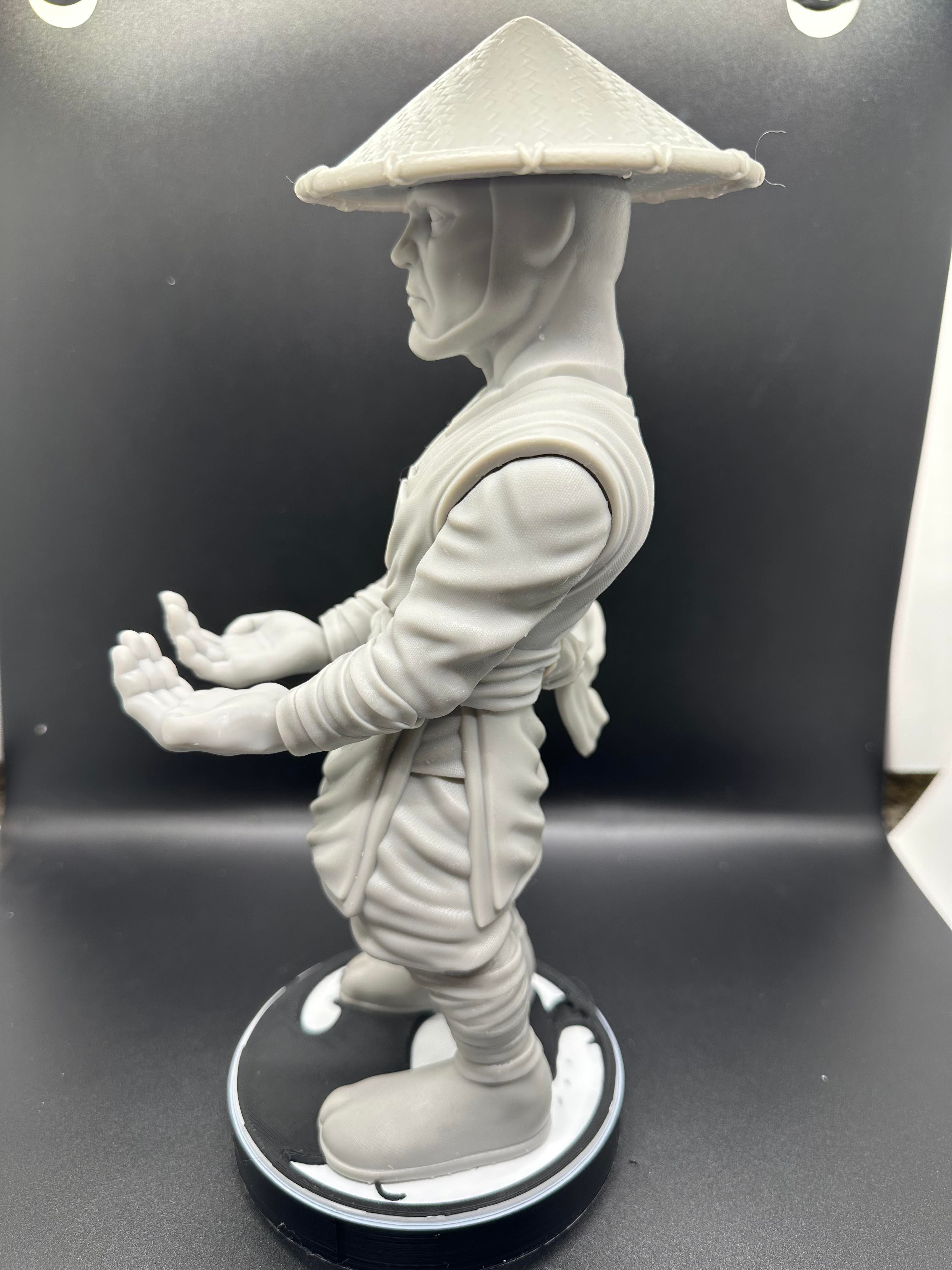 Raiden Mortal Kombat joystick holder 270mm 3D print model_6