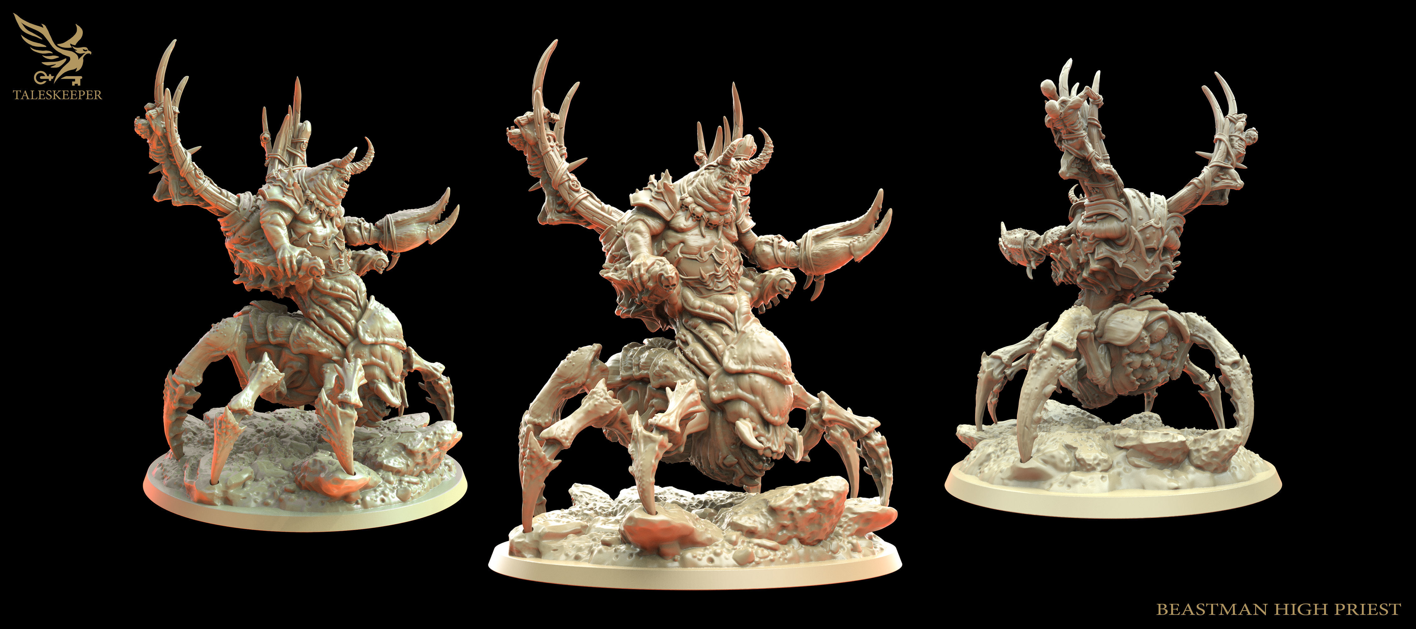 Beastman High Priest 3D print model_1