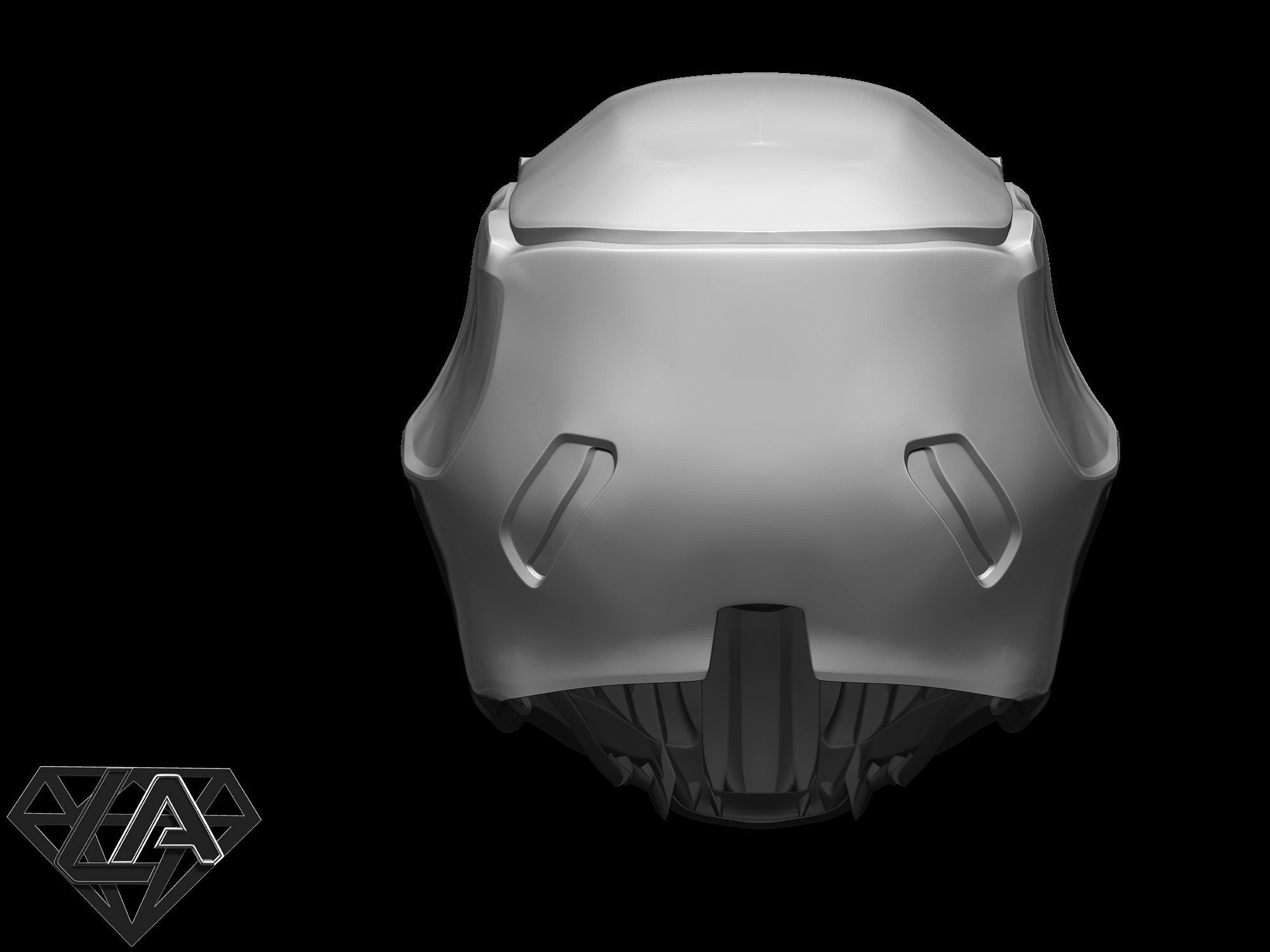 Pilot Yoda custom helmet 3D print model_5