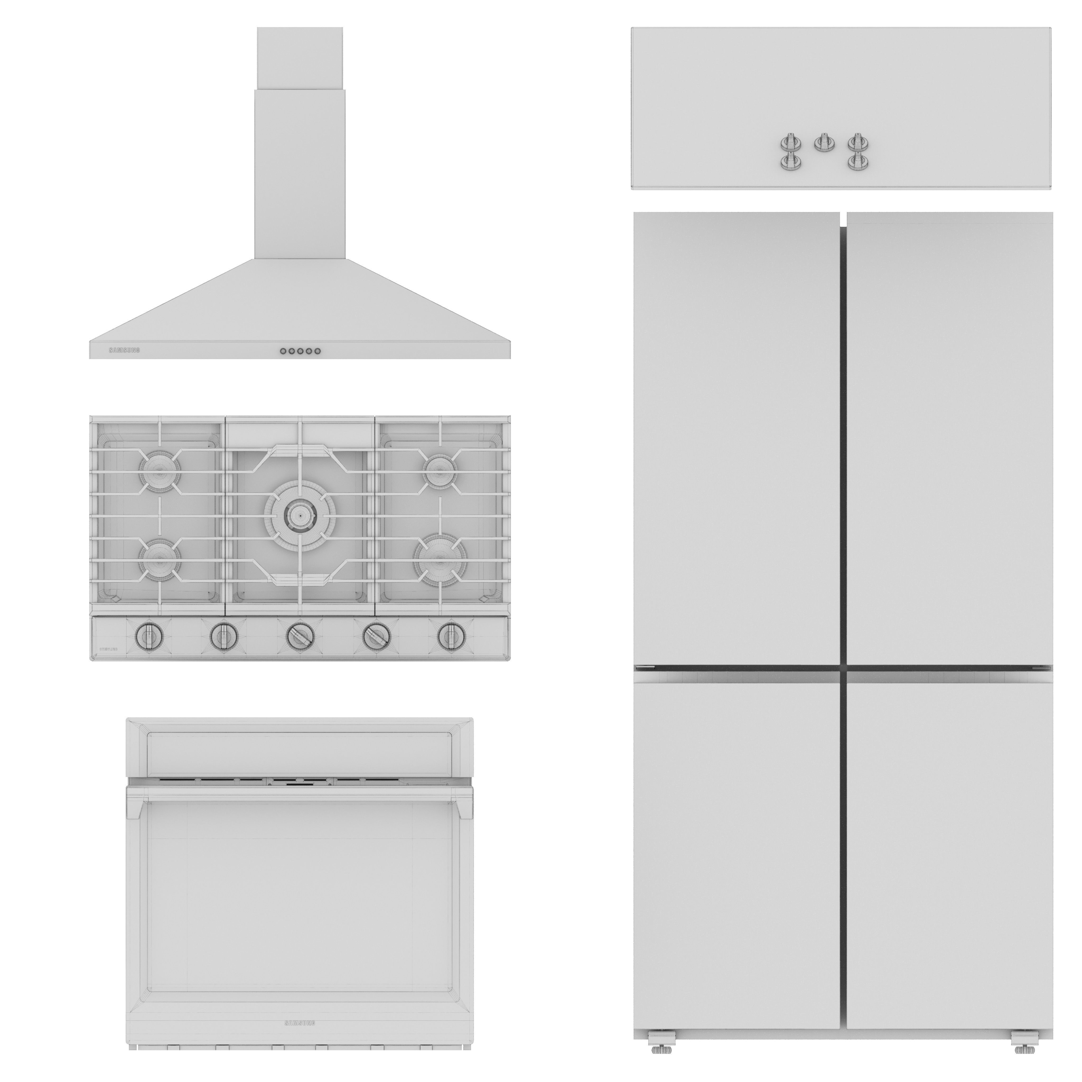 Appliance Collection Samsung V05 3D model_6
