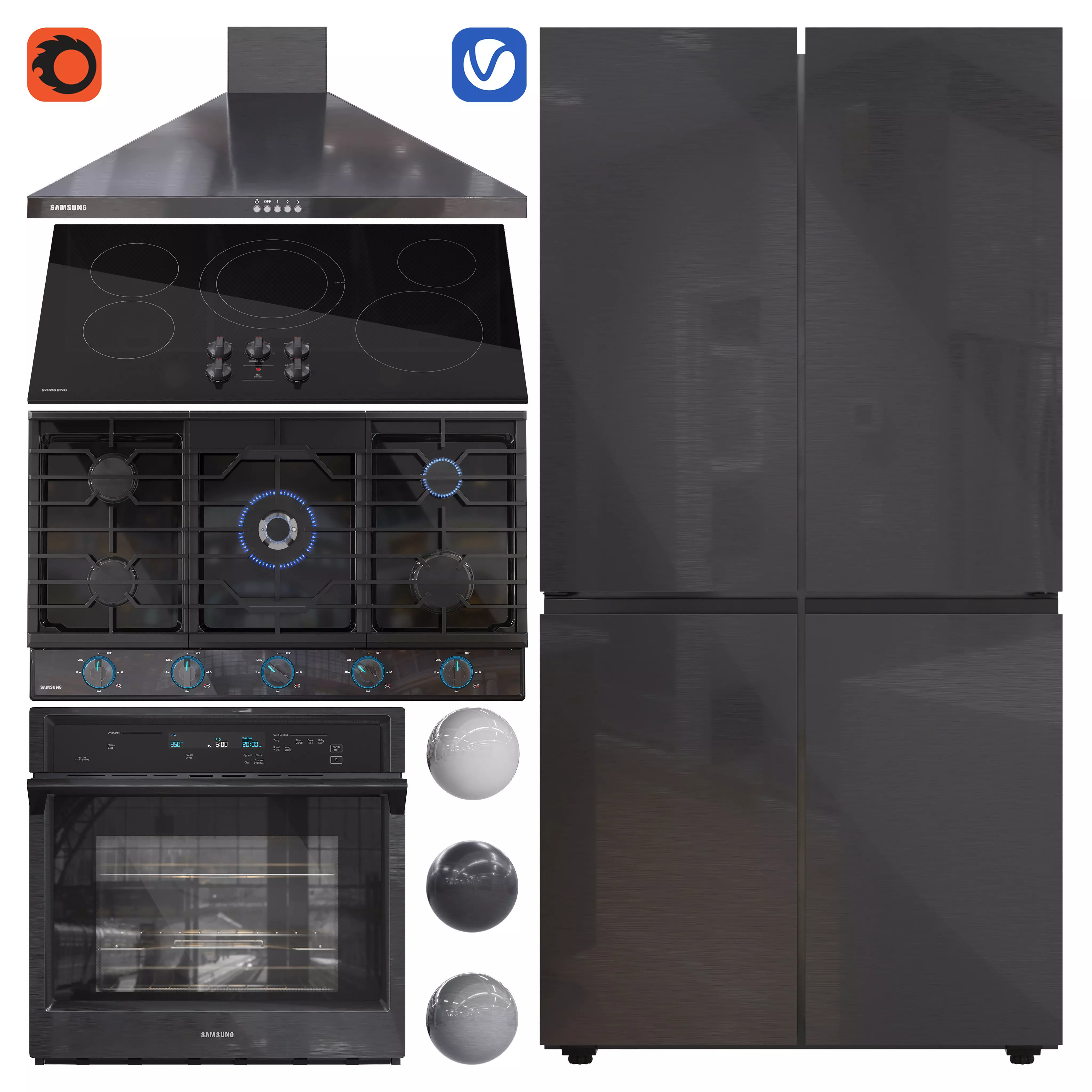 Appliance Collection Samsung V05 3D model_0