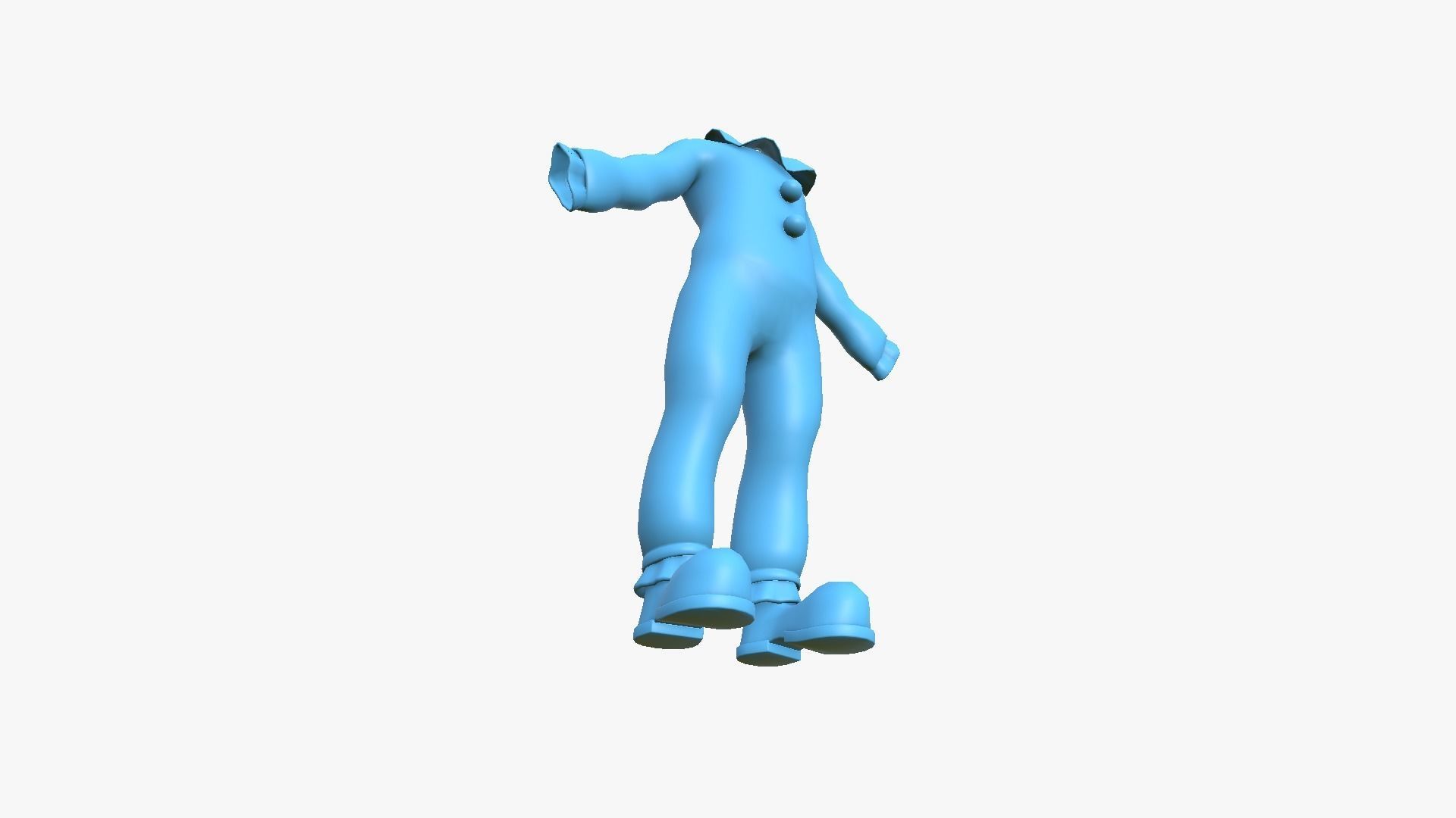 Clown Terror Costume and Masks - USA - Character Design 3D Model Collection_22