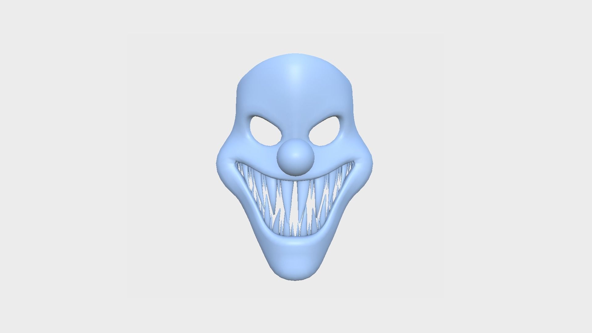 Clown Terror Costume and Masks - USA - Character Design 3D Model Collection_5