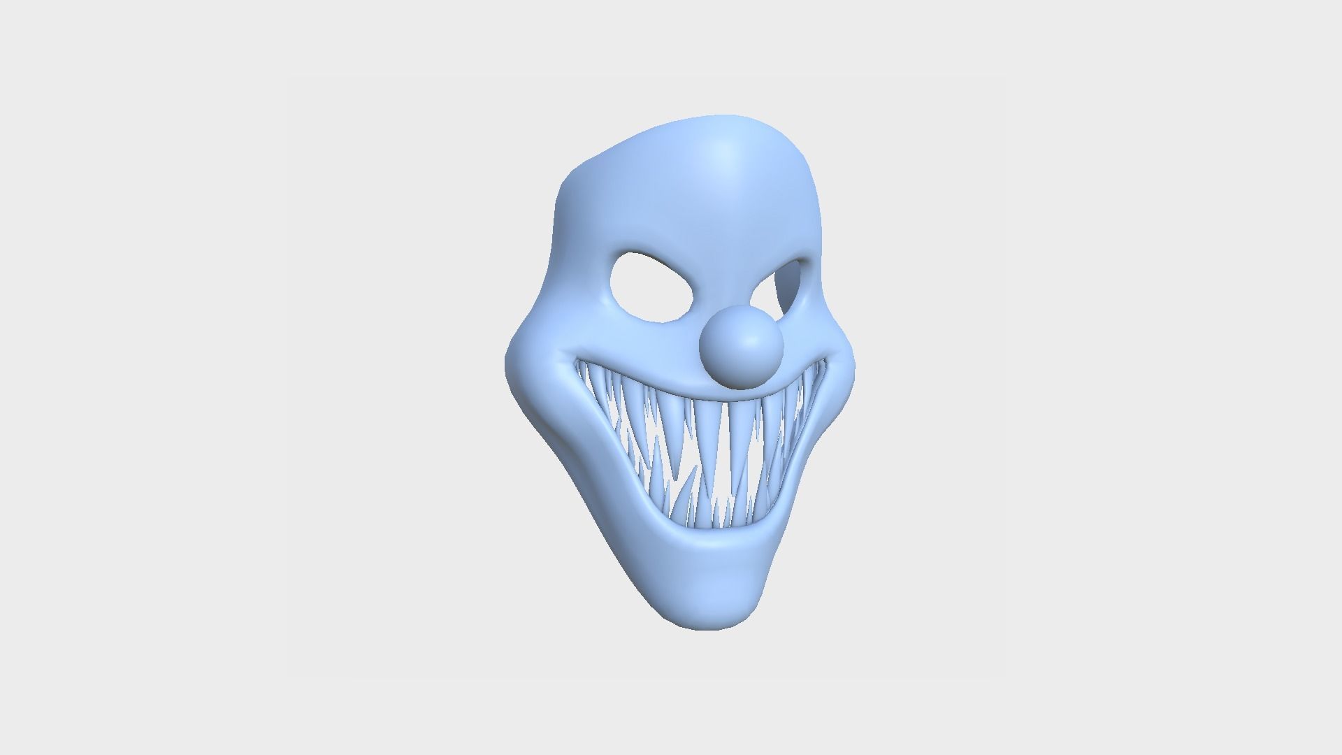 Clown Terror Costume and Masks - USA - Character Design 3D Model Collection_13