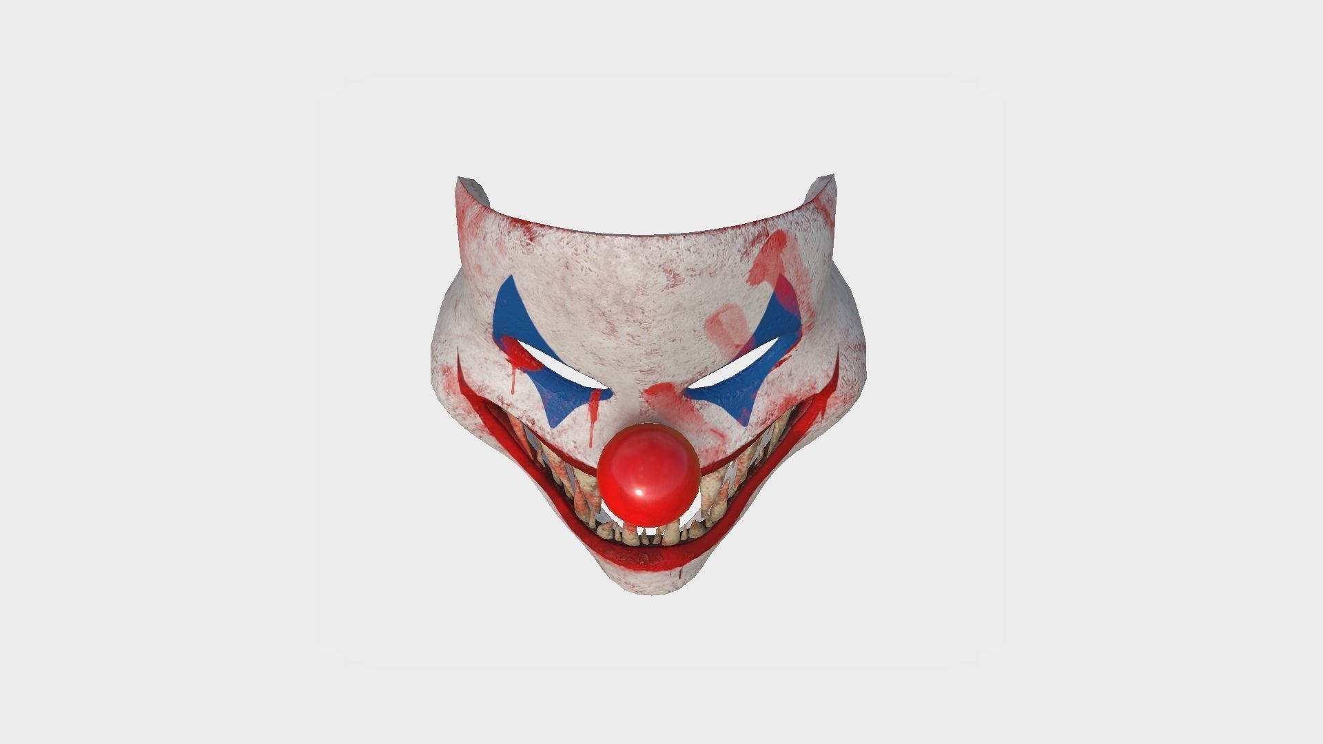Clown Terror Costume and Masks - USA - Character Design 3D Model Collection_11