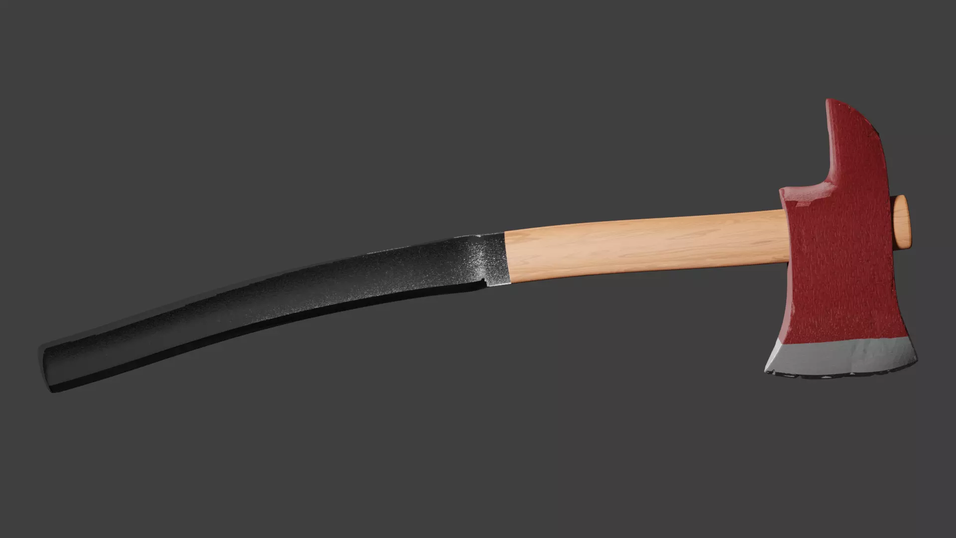 Fire Axe 3D Model 3D model_0