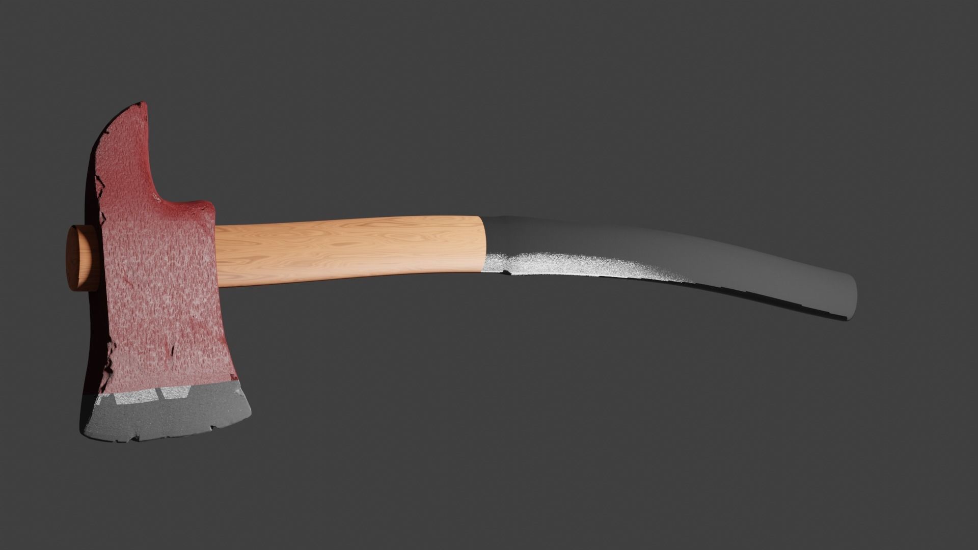 Fire Axe 3D Model 3D model_2