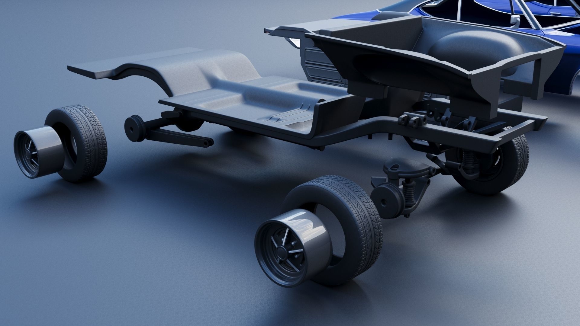 Buick Skylark 1969 3D print model_25