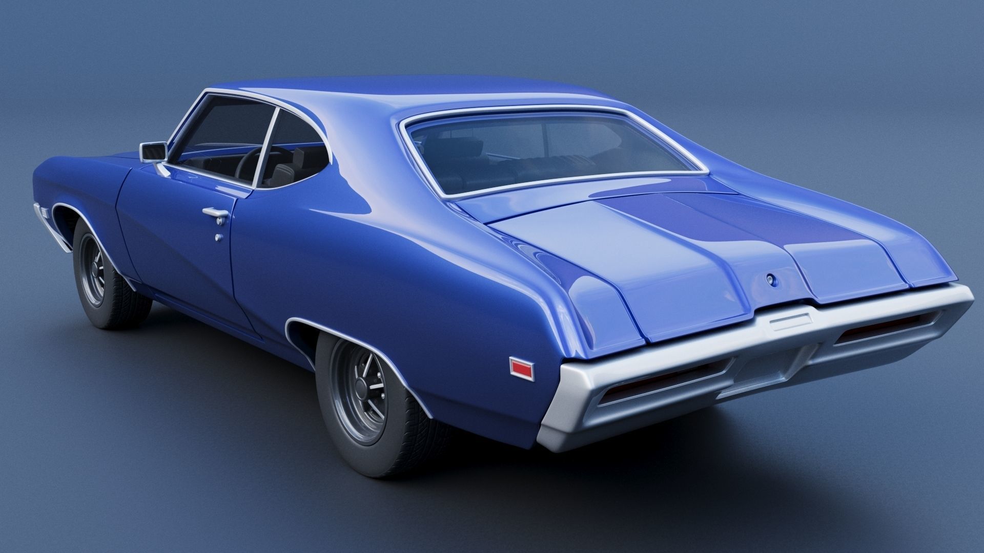 Buick Skylark 1969 3D print model_14