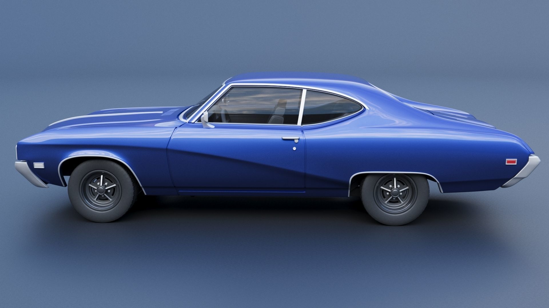 Buick Skylark 1969 3D print model_13