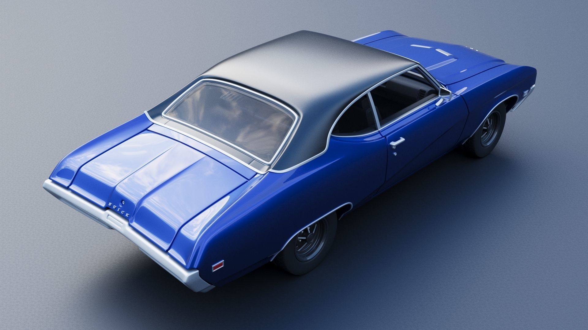 Buick Skylark 1969 3D print model_6