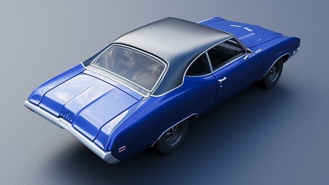 Buick Skylark 1969 3D print model 7