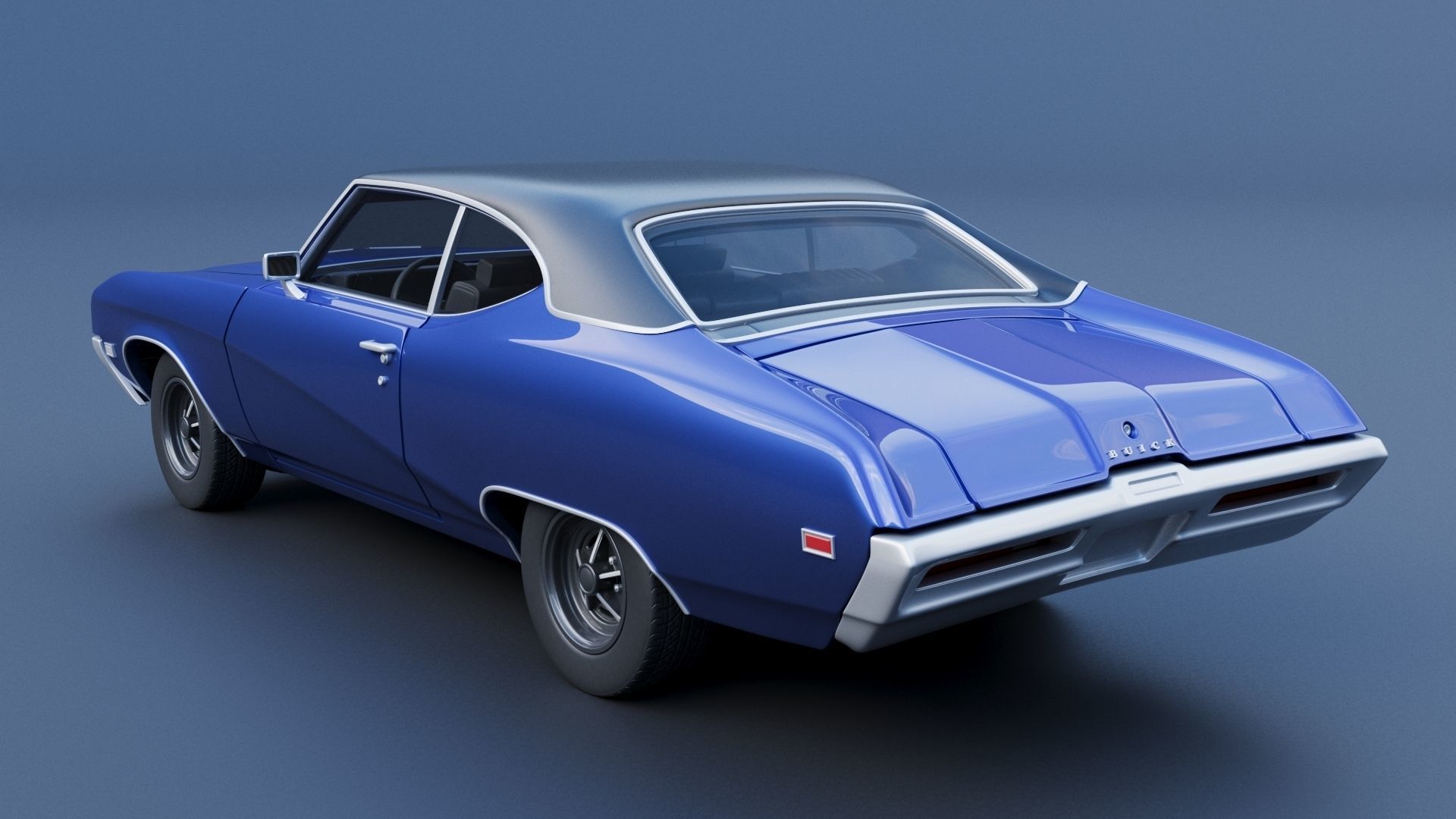 Buick Skylark 1969 3D print model_4