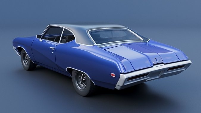 Buick Skylark 1969 3D print model 5