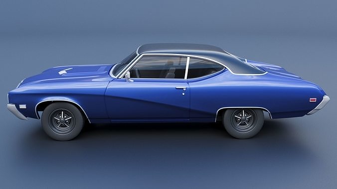 Buick Skylark 1969 3D print model 4